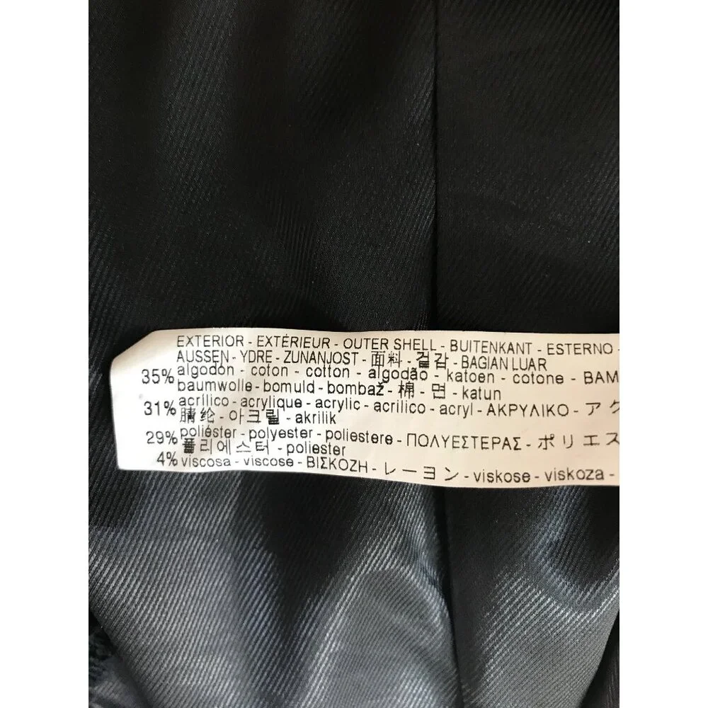 Zara Woman Black Textured Jacket Size Small